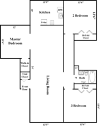 two bedroom appartment